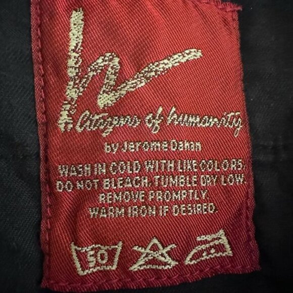 Citizens Of Humanity Cropped Low-Rise Denim Jeans Med Wash Size 32 Style 024-011 - Picture 6 of 11